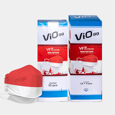 Vio Vf99 Mask 4 Ply Earloop Kemerdekaan